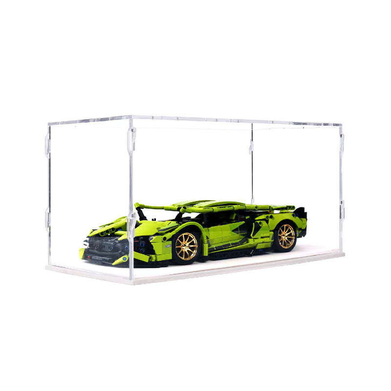 How can we improve the splicing process of acrylic display cabinets to enhance the sealing and aesthetics of the joints?